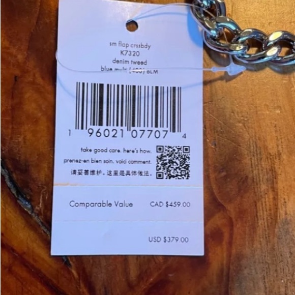 Kate Spade Natalia Denim Tweed Small Flap Crossbody Bag ❤️NEW❤️ - Picture 5 of 5